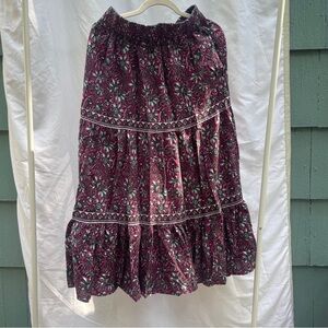 Omika Floral maxi skirt with pockets